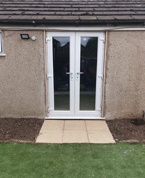 Garage to bedroom & bathroom — Project photograph