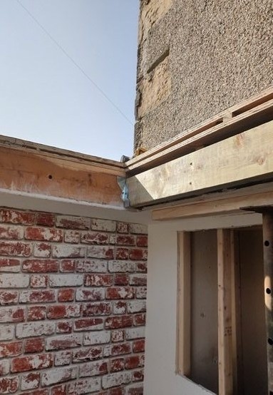 Roof lantern installation — Project photograph